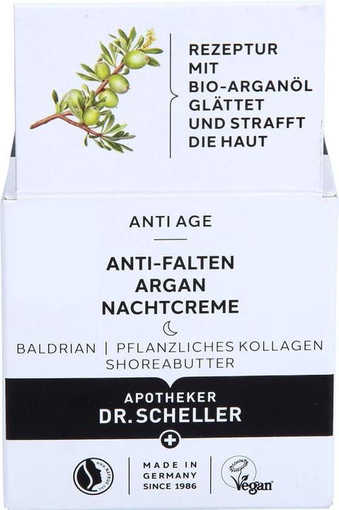 Immagine prodotto Dr. Scheller Crema notte antirughe all'argan (50 ml, Crema notte)