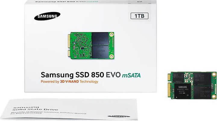 Actual product image Samsung 850 Evo (1000 GB, mSATA)