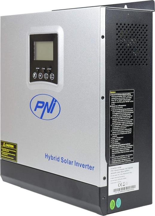 Actual product image PNI Solar inverter GreenHouse SC1800B 3KW 13A 3000VA, 24V, MPPT 60A, Off Grid Pure Sine Hybrid