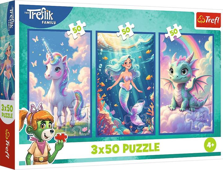 Immagine prodotto Trefl 3x50 Puzzle Gemeinsam in einer bunten Welt