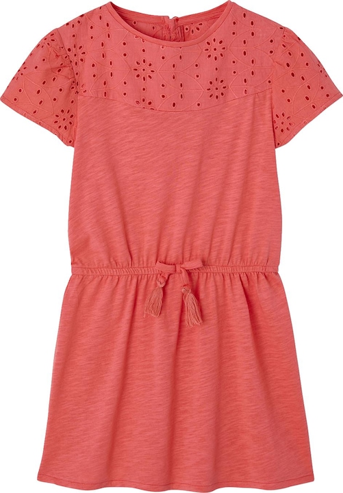 Image du produit Vertbaudet Mädchen Kleid mit Lochstickerei (98)