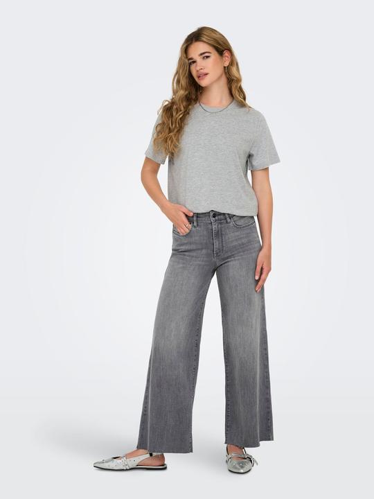 Actual product image Only ONLANN-MADISON Hohe Taille Verkürzt Jeans Jeans mit weitem Bein (32)