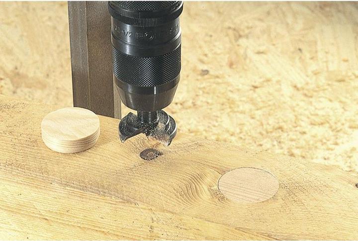 Produktbild wolfcraft 40 Konusplättchen, Ø 20 mm (40 Stk.)