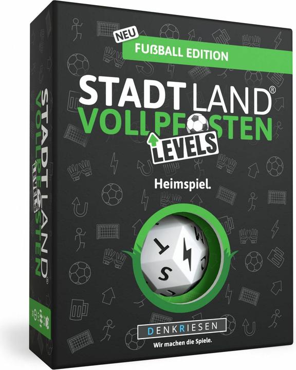 Denkriesen Stadt Land Vollpfosten® - Levels: Fussball Edition (Deutsch, 2 - 6 Spieler)