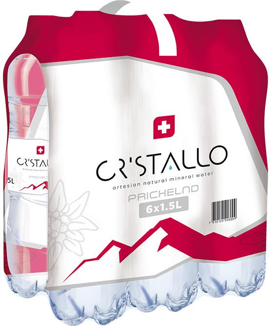 Cristallo Acqua minerale frizzante (6 x 150 cl)