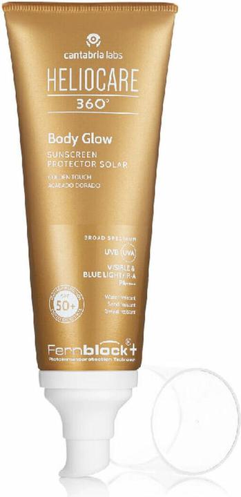 Actual product image Heliocare 360 Body Glow SPF50 100ml (Sun cream face, SPF 50, 100 ml)