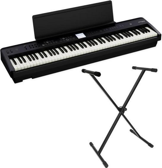 Produktbild Roland Keyboard FP-E50 Stage Piano mit Keyboard-Stativ (88 Tasten)