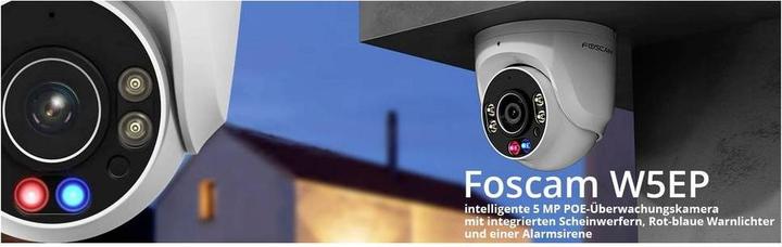 Actual product image Foscam W5EP-W - Surveillance camera IP LAN PoE outdoor (3072 x 1728 pixels)