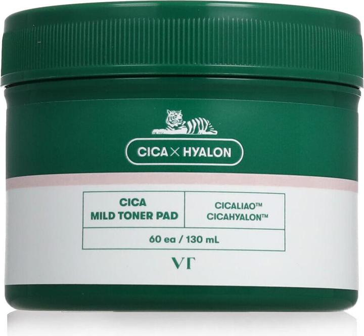 Produktbild VT Cosmetics Cica Hyalon Soft Toner Pad with 0.5% Salicylic Acid - Soothing Repair and Anti-Acne (Reinigungstücher Gesicht)