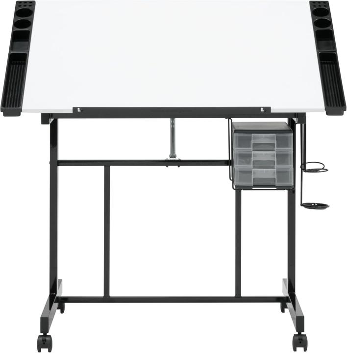 Image du produit SD Studio Designs Table à dessin réglable, noir/blanc