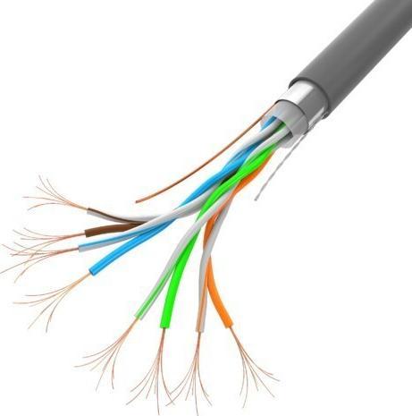 Actual product image Lanberg KABEL LAN FTP 100MB/S 100M LINKA CCA SZARY (100 m)