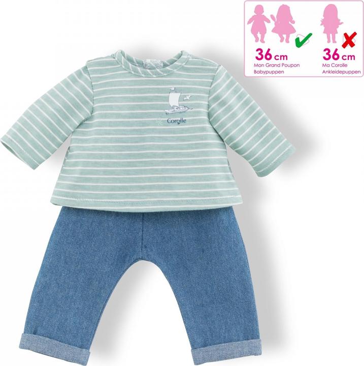 Actual product image Corolle MGP 36cm trousers+top, Loire