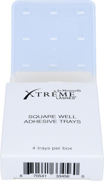 Actual product image Xtreme Lashes Kleberplättchen für Flex Fusion quadratisch 4 Stk. (Mascara)