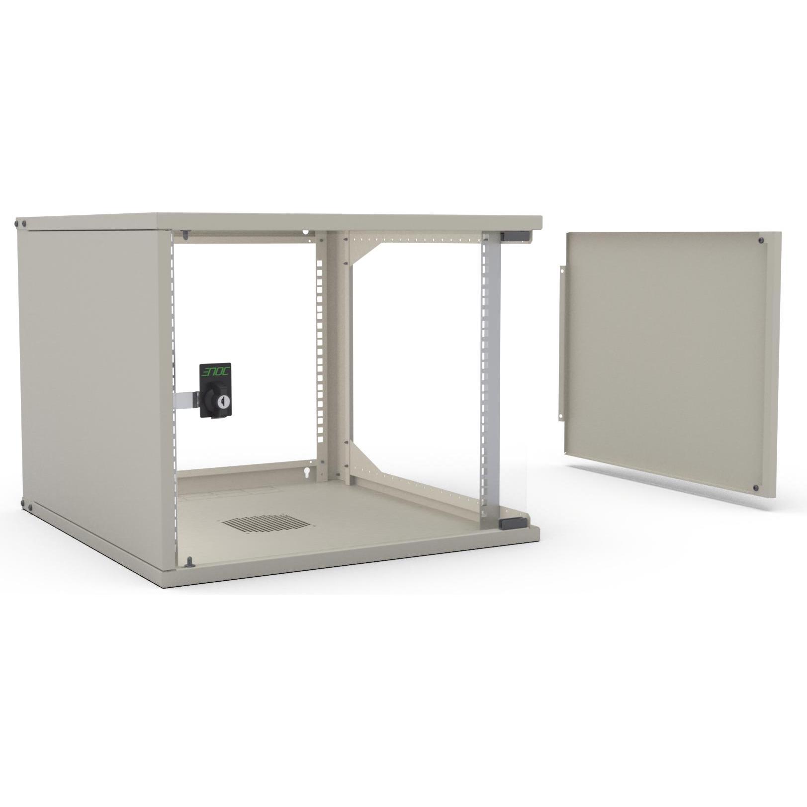 Thumbnail - Enoc W3 9-6 (9 HE, 19 Zoll Rack), Serverschrank, Grau