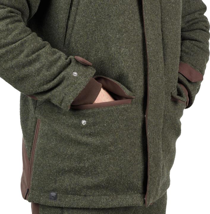 Produktbild Solognac jacket wool 900 green.. 326212