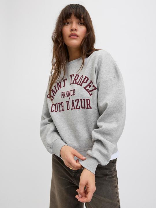 Actual product image JJXX Jxmerle Rlx Short Ls Crew Swt Ln (M)