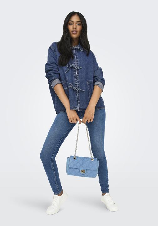 Immagine prodotto Only Giacca di jeans con collo a mosca Giacca di jeans (M)