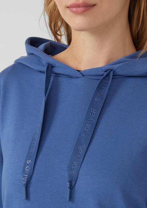 Produktbild s.Oliver Sweatshirt Sweatshirt im Relaxed Fit mit Seitenschlitz (36)