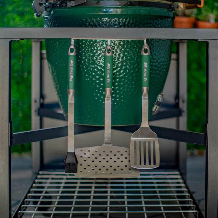 Actual product image Big Green Egg Stainless steel BBQ tool set