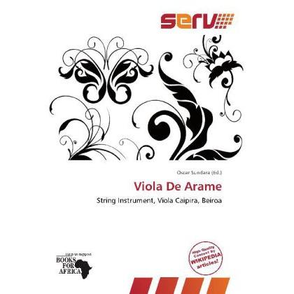 Viola De Arame, Fachbücher