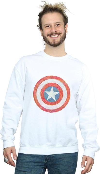 Produktbild Captain America Sketched Shield Sweatshirt (L)