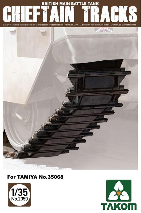Produktbild Takom British Main Battle Tank Chieftain Track for Tamiya Nr.35068