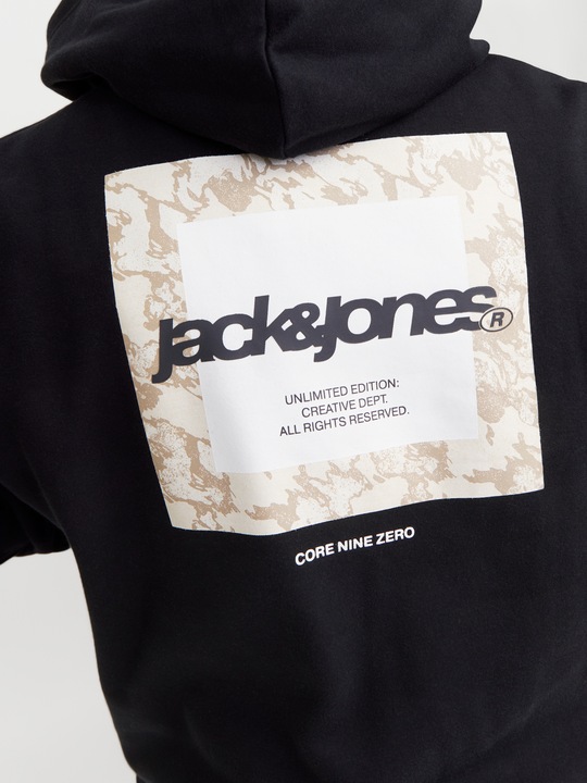 Actual product image Jack & Jones Rückenprint Kapuzenpullover Kapuzenpullover (L)