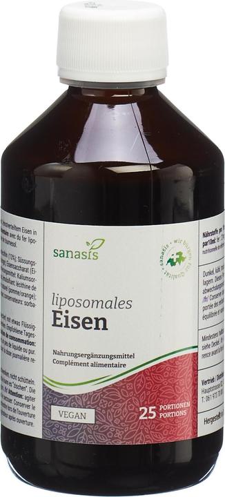 Produktbild Sanasis Eisen liposomal Fl 250 ml (1 Stück)