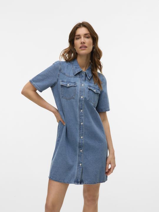 Immagine prodotto Vero Moda VMAUSTIN Kurzes Kleid Jeanskleid (XS)