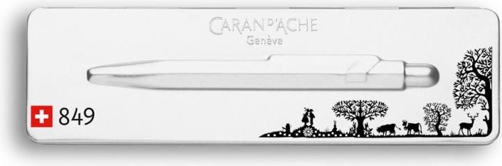 Immagine prodotto Caran d'Ache 849 Scherenschnitt mit Etui (Argento, Nero, 1 x)