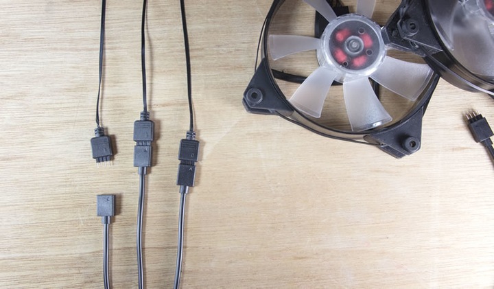 Actual product image Cooler Master RGB splitter cable