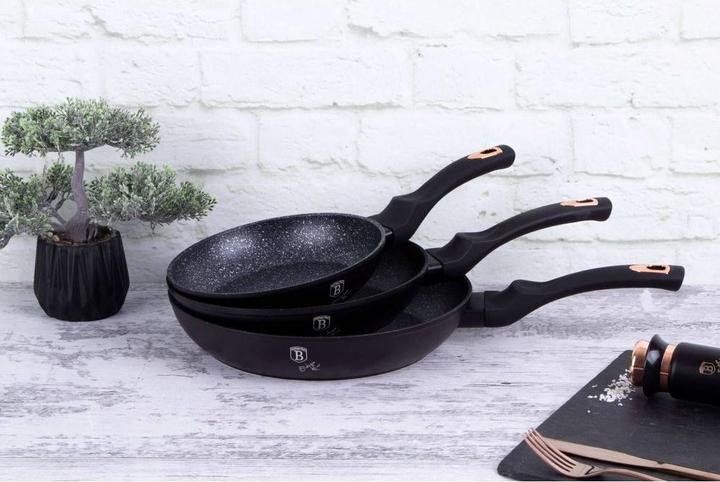 Image du produit BerlingerHaus Ensemble de poêles à frire (20 cm, Ensemble de casseroles et de poêles de cuisson, Aluminium)