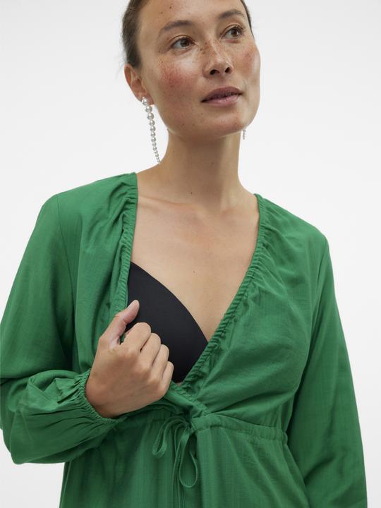 Produktbild Mamalicious Normal geschnitten V-Ausschnitt Elastische Bündchen Kurzes Kleid Kleid (XS)