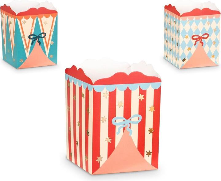 Actual product image Partydeco Zirkus Popcorn Tüten (6x)