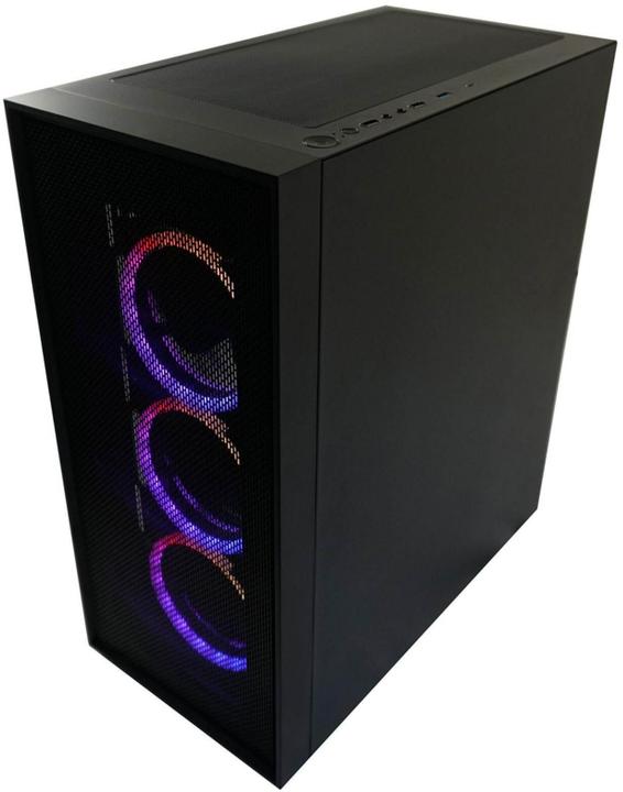 Actual product image LC-Power Case Gaming 802B-ON Black Wandererd X RGB black retail (ATX, mATX, Mini-ITX)