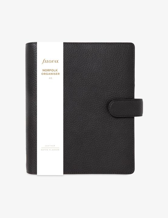 Productafbeelding Filofax Norfolk Persoonlijke Leren Organiser AGENDA NORFOLK donkerbruin (A5)