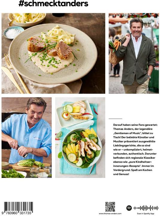 Actual product image Thomas Anders - Meine Lieblingsrezepte (German, Thomas Anders, Ralf Frenzel, 2023)