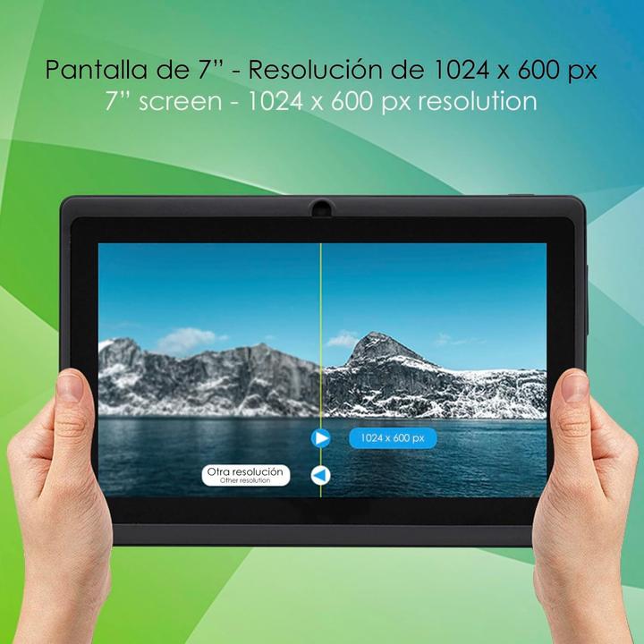 Actual product image Goki Q75X Pro WiFi Tablet (WLAN only, 7", 8 GB, Red)