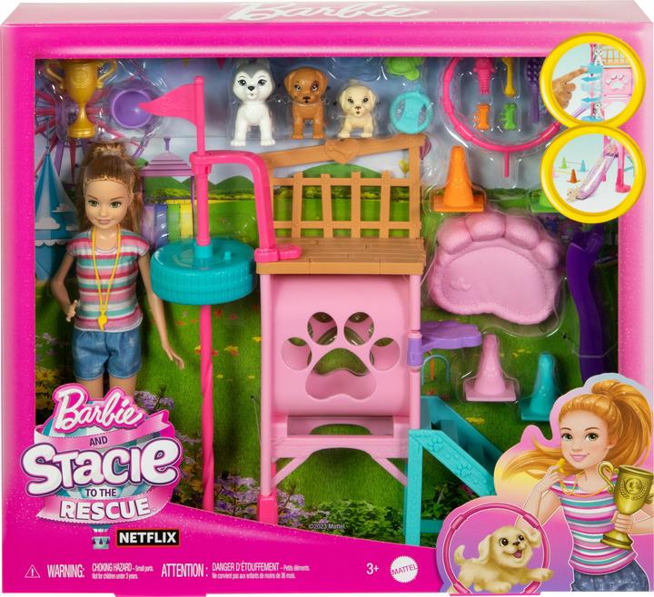 Produktbild Barbie Stacie's Puppy Playground Playset
