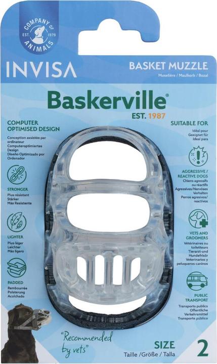 Image du produit Baskerville Muselière INVISA (2, Chien, Sport canin)