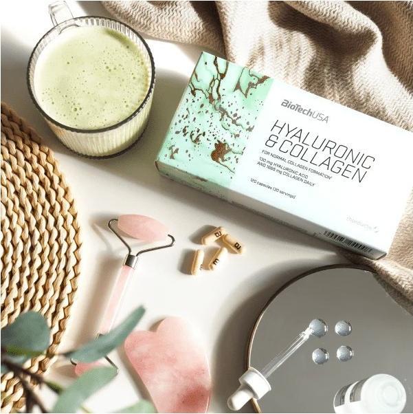 Actual product image Biotech USA Hyaluronic Collagen (120 Piece, Capsules)