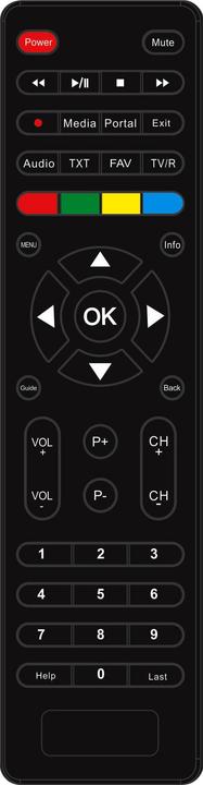 Actual product image Microelectronic m4 HD IR (999 GB, DVB-T2, DVB-T)