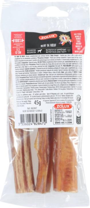 Actual product image Zolux Beef penis - chew for dog - 45g (Adult, 1 pcs., 45 g)