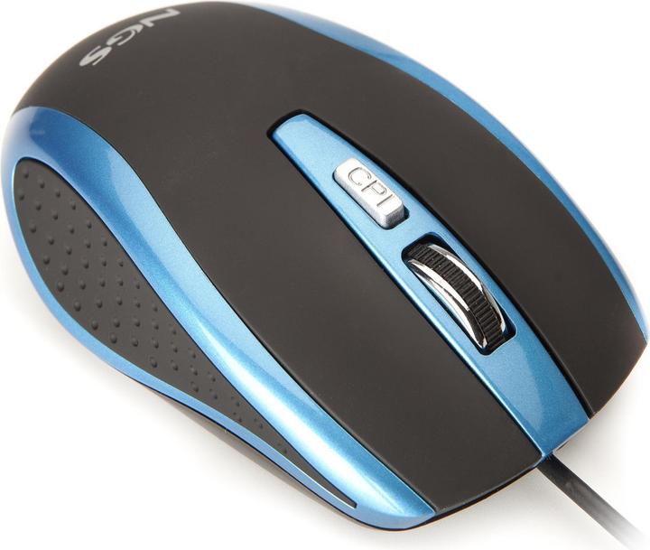 Actual product image NGS Blue tick Mouse right USB Type-A Optical 1600 DPI (Cable)