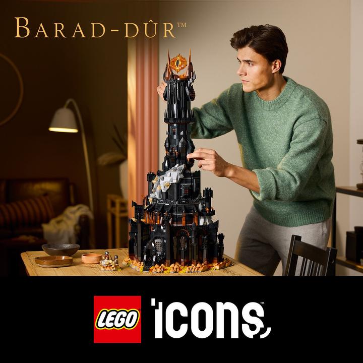 Immagine prodotto LEGO Il Signore degli Anelli: Barad-dûr (10333, LEGO Icons, Set LEGO rari)