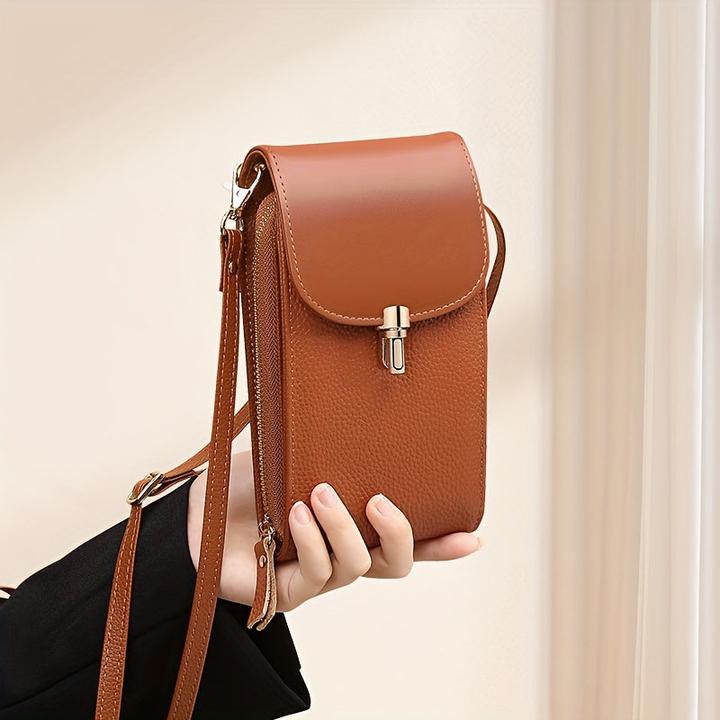 Produktbild Only-Bags.Store Handytasche aus echtem Leder, Umhängetasche, Umhängetasche, 8 Kartenfächer