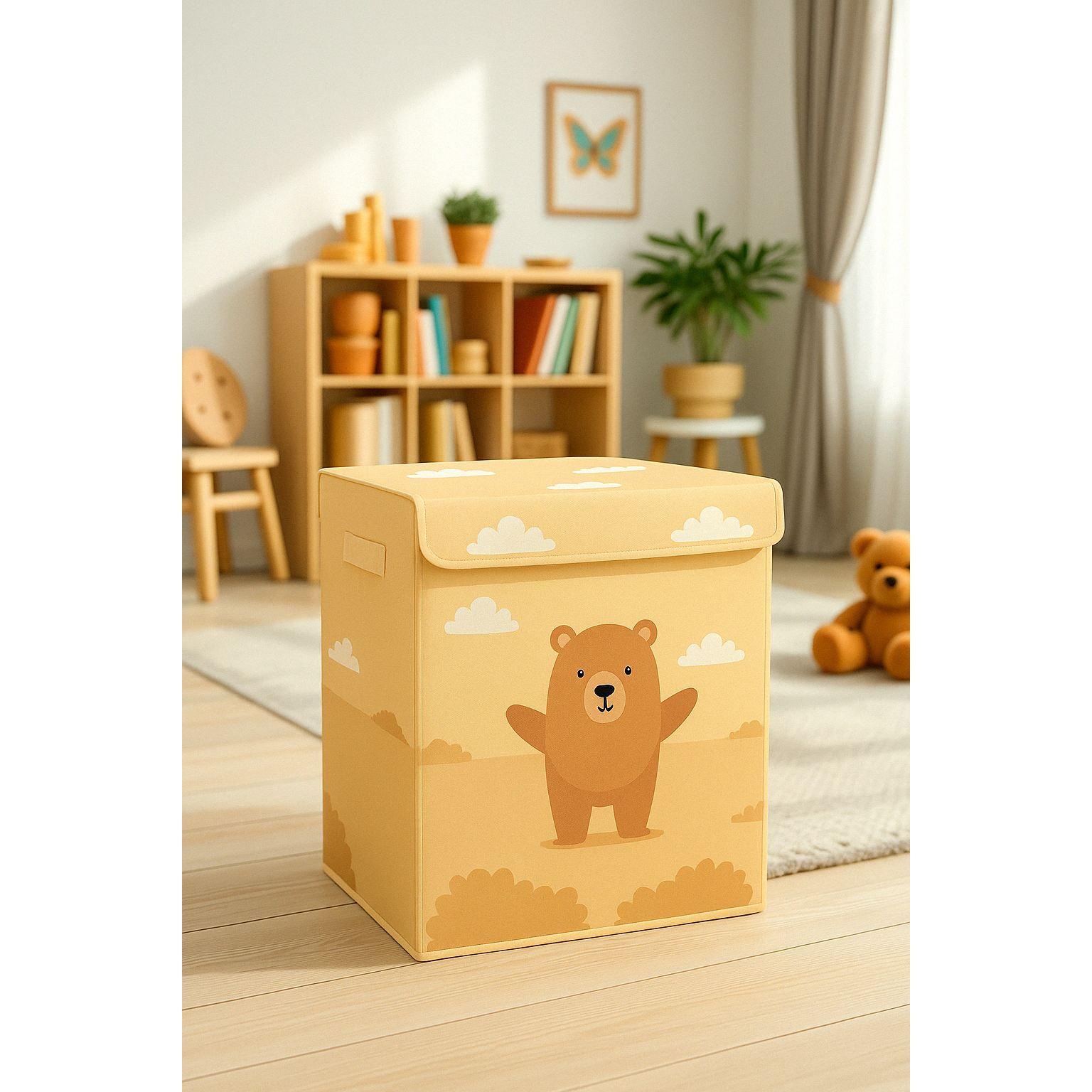 Hanah Home, Box portaoggetti, Bearos Felt Storage Box (40 x 50 x 30 cm)