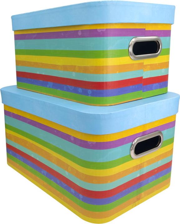 Actual product image Idena Gift box with metal handles 2 pieces FSC-Mix (2x)