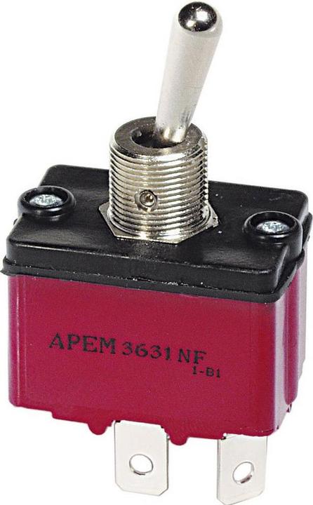 Produktbild APEM Kippschalter 1-polig E-A 6A 250VAC