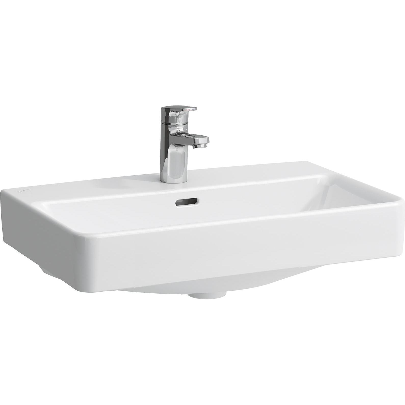 Laufen Aufsatzwaschtisch PRO S 60x38cm Komp. m ÜL 1 HL-Ausf. weiss LCC (380 mm, 600 mm) (H8179594001041)